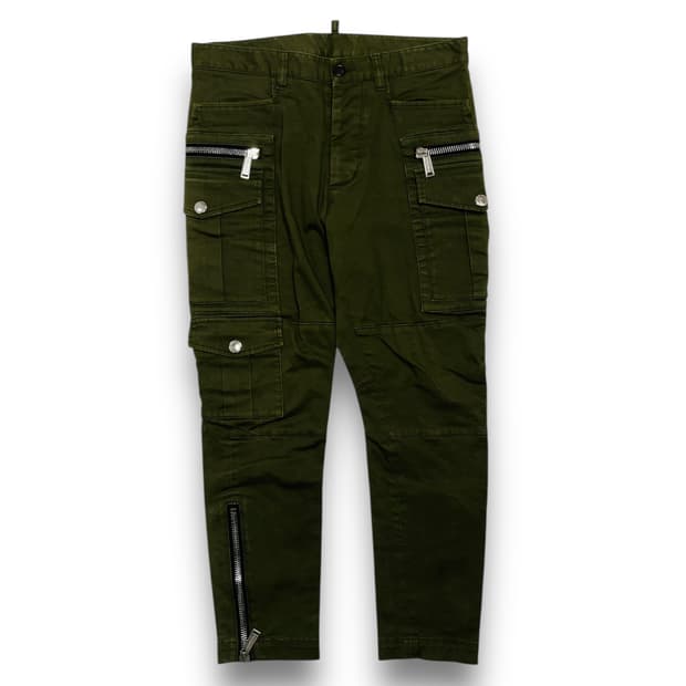 디스퀘어드2 flap pocket cargo slim pants