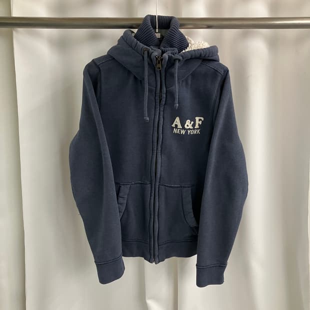 아베크롬비 하이넥 울프죠 후드집업 M