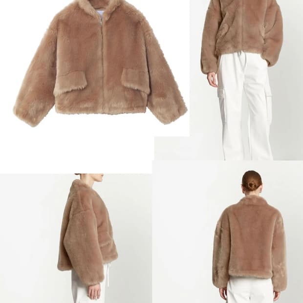 Proenza Schouler faux-fur jacket M