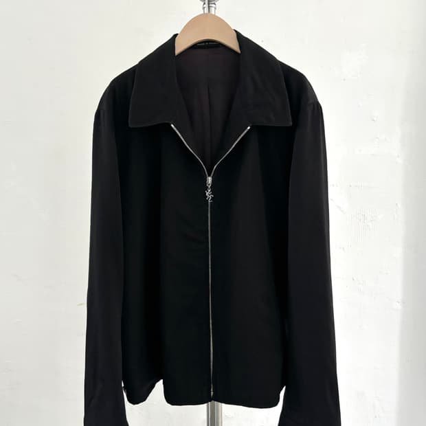 agnes b. 아네스베 옴므 90‘s 블랙 울 자켓