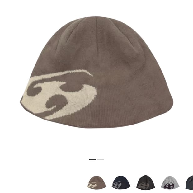 산산기어 22FW 비니 브라운