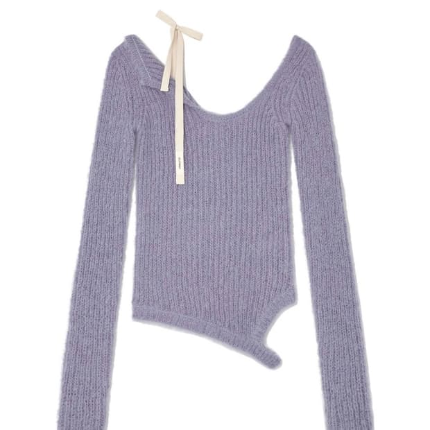 글로니 Glowny knit top 니트탑 blue bell 갸루모리