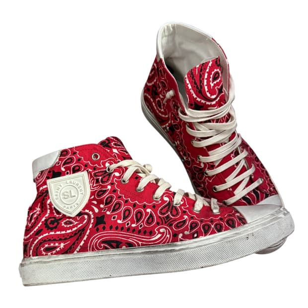 Saint laurent dirty wash high top