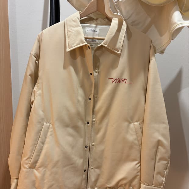 (미착용) 비즈빔 - 25FW 코치다운자켓 사이즈2 아이보리