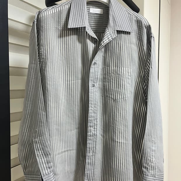 [46] 모마디자인 시스루 레이온 스트라이프 셔츠