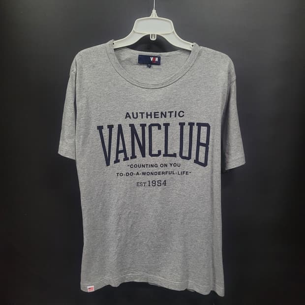 VAN CLUB 빈티지 프린팅 셔츠