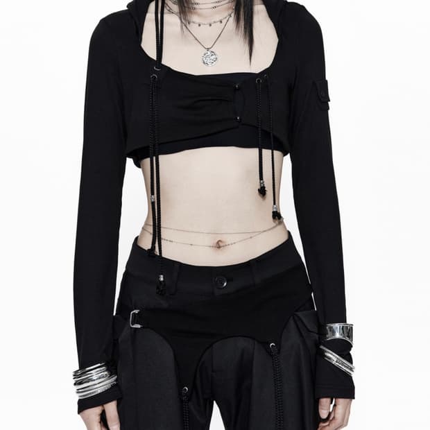 Hooded Bolero Cardigan