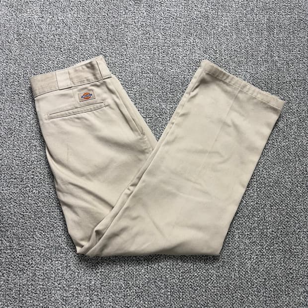 디키즈 크림 치노 팬츠