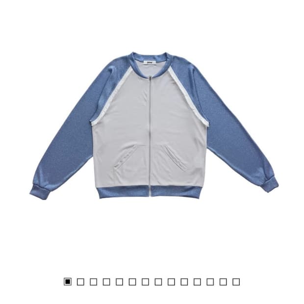 JIchoi)  BLOUSON (BLUE GREY)