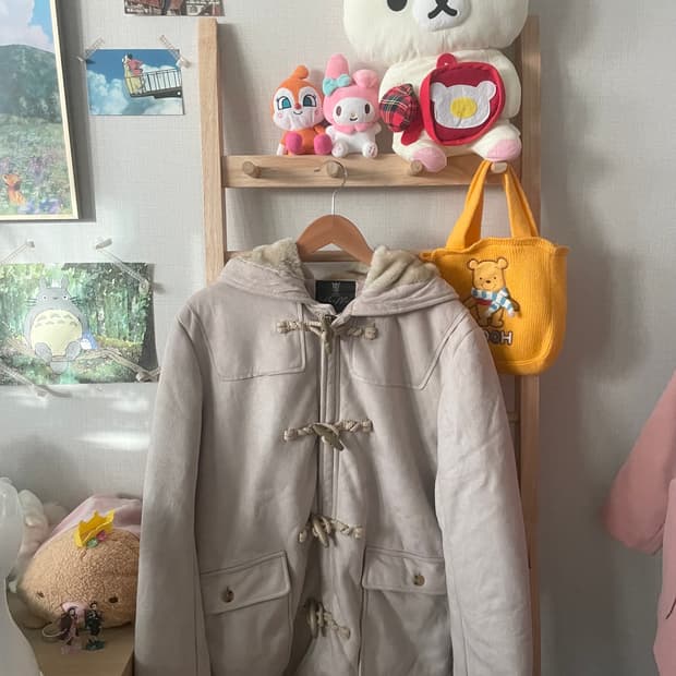 모리걸 빈티지 떡볶이 무스탕🤍💛