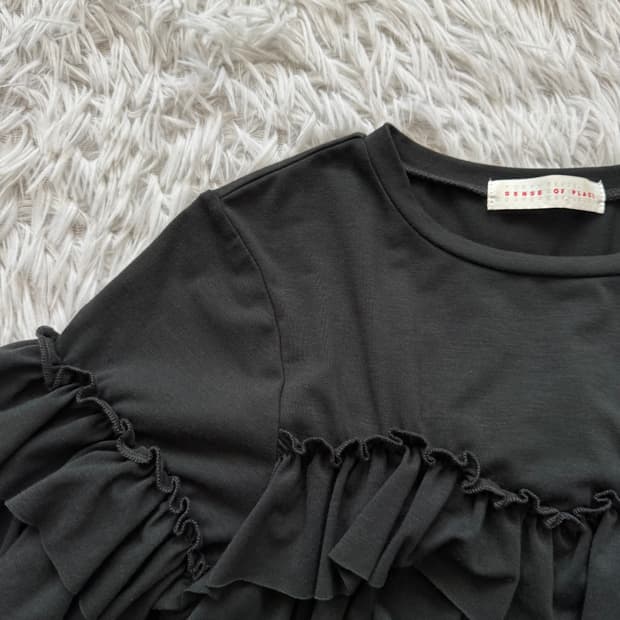 SENCE OF PLACE 일본빈티지 모리걸 반팔 보세반팔 M 38