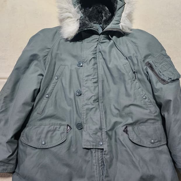 90s 미군오리지날 n3b GREEN BRIER. 