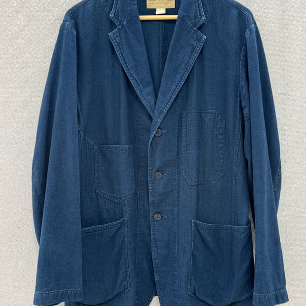 더블알엘 인디고 코튼 자켓/L