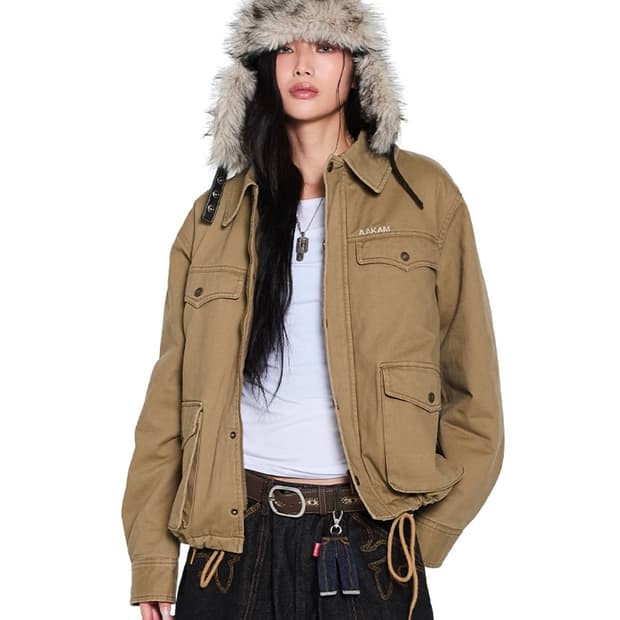 아캄 워크 자켓 4-Pocket Collar Work Jacket