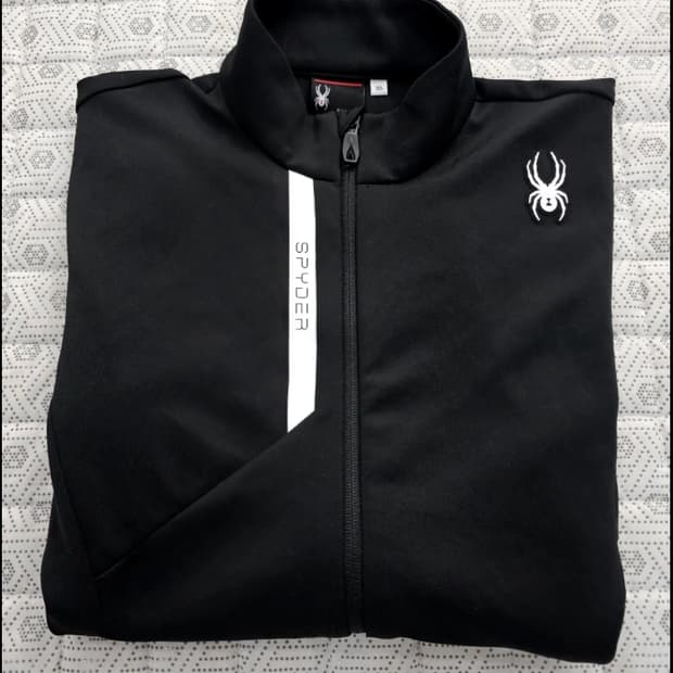 (새상품) 스파이더 블랙 집업 자켓 95