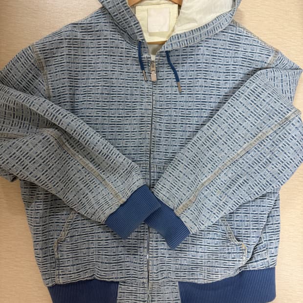 지방시 4G패턴 데님 후드 집업