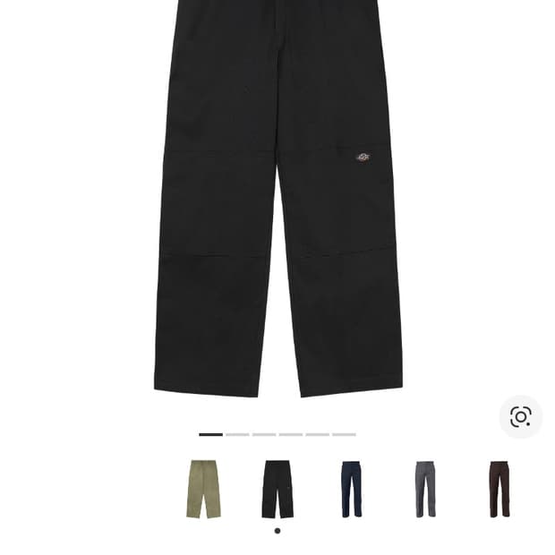 디키즈 루즈 핏 더블니 워크 팬츠 블랙 30x30 구해요,,