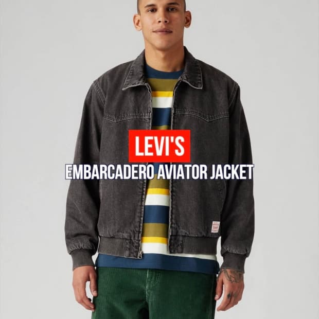 리바이스 엠바카데로 에이비에이터 자켓