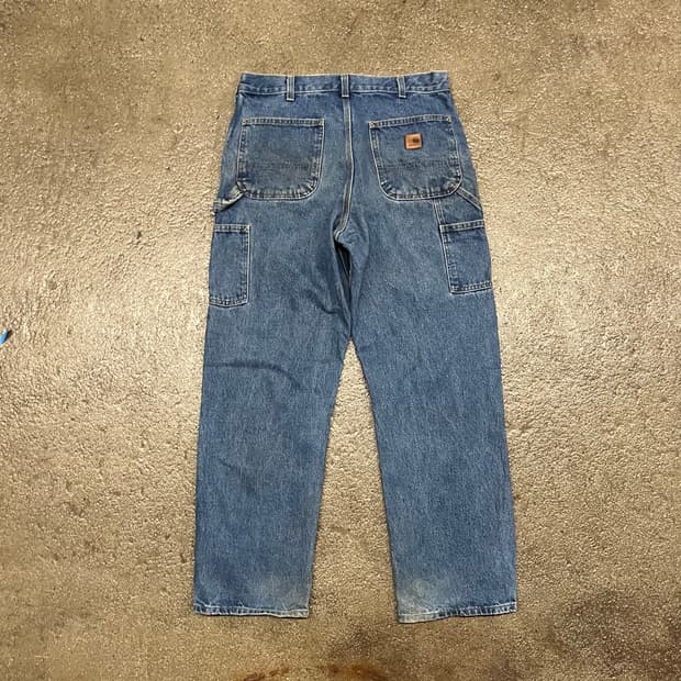 Carhartt 데님 카펜터 팬츠 (33“)