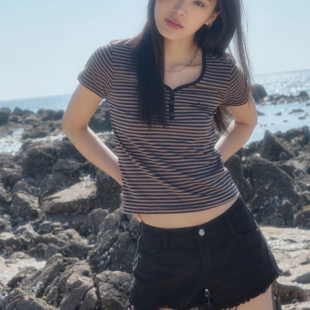 [S] 애즈온 솔리드 블랙 숏 팬츠