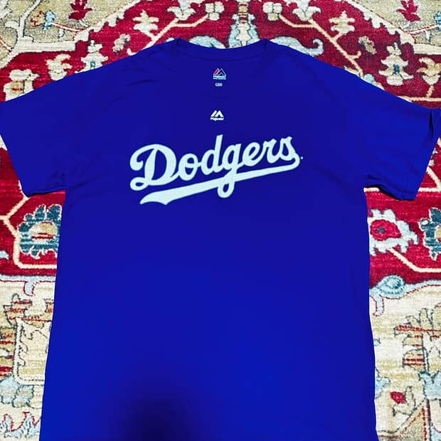 마제스틱 MLB LA 다저스 반팔티셔츠