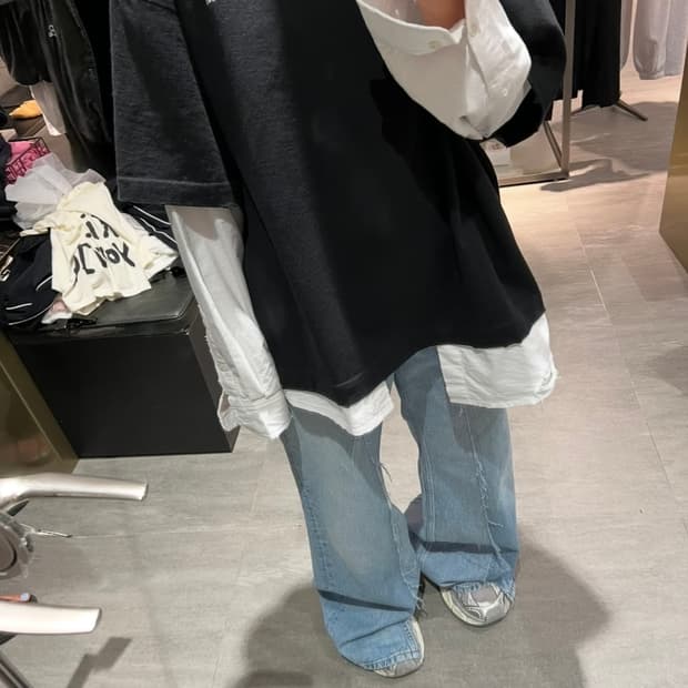 스탠드얼론 레이어드 티셔츠