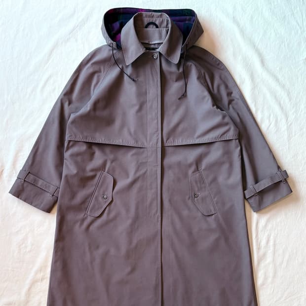 (55반-66반) 80s USA 에디바우어 후디드 발마칸 코트