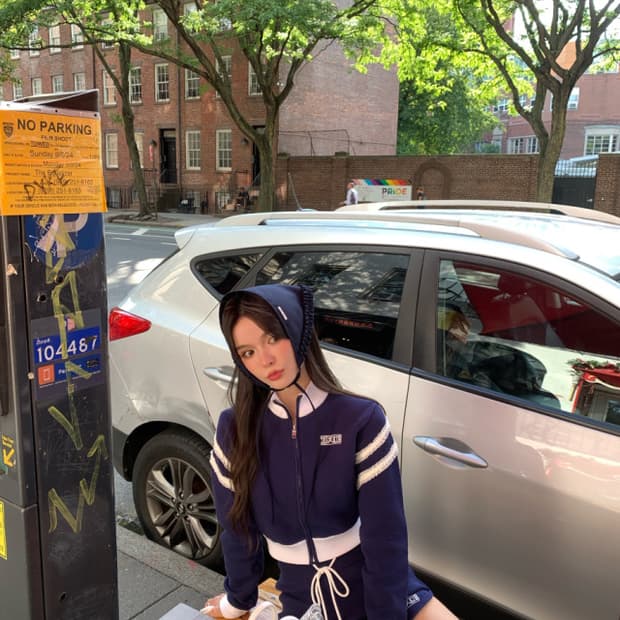 서쿠키 젤라토 레이스 저지 네이비 s사이즈