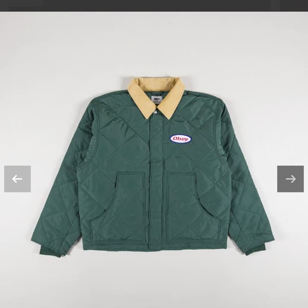 OBEY chisel jacket dark cedar multi [XL]