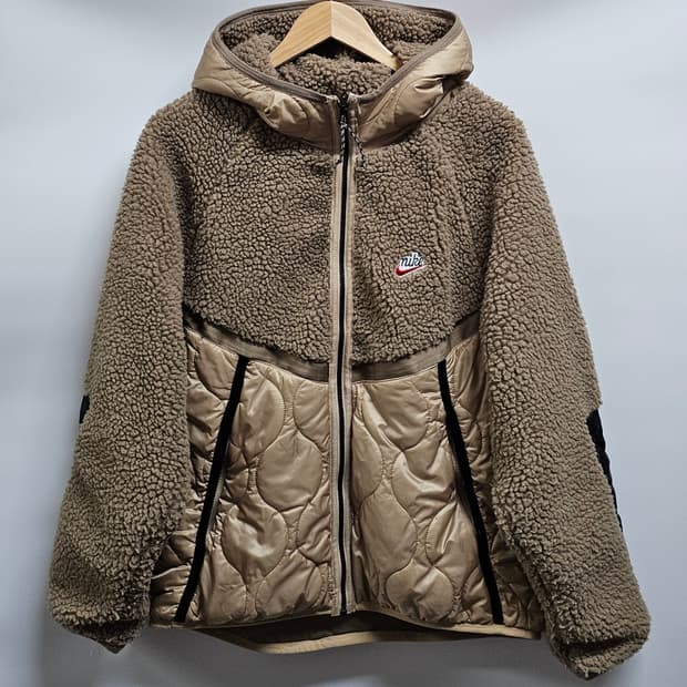 나이키 헤리티지 쉐르파 퀼팅자켓 M