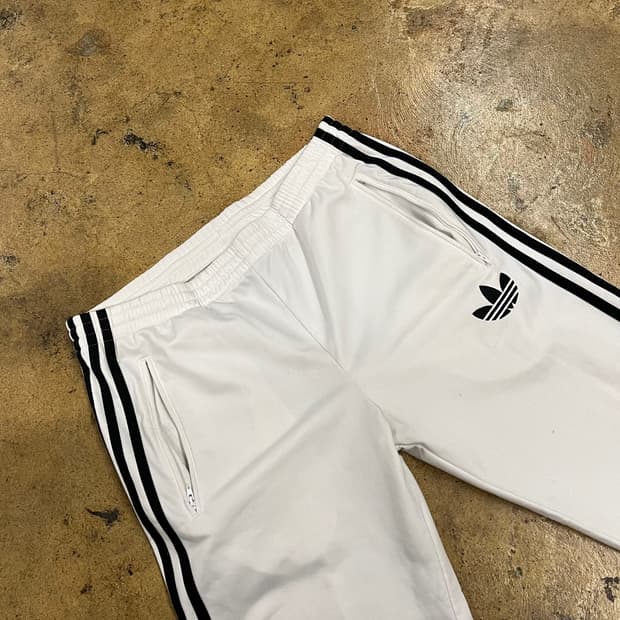 [정품/S] 아디다스 삼선 트레이닝 바지 화이트 b10
