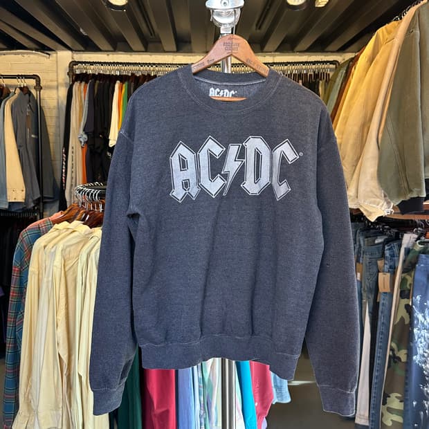 ACDC 락밴드 프린팅 스웻셔츠