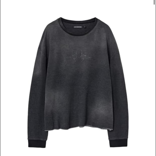 해칭룸 VTG THERMAL TEE BLACK 