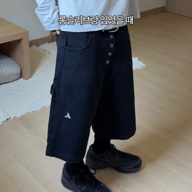 (세종 픽)로아 애쉬 캔버스 쇼츠 워시드 블랙