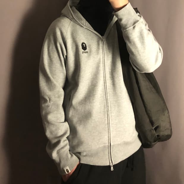 베이프 후드집업