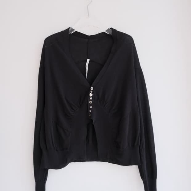 Heart multi button cardigan