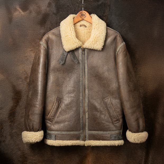 [100] 90s 빈티지 TYPE B-3 양가죽 양털 무톤 무스탕 