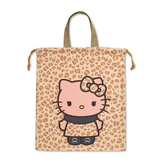 Hello kitty 헬로키티 태닝키티 호피 가방 토트백 새상품