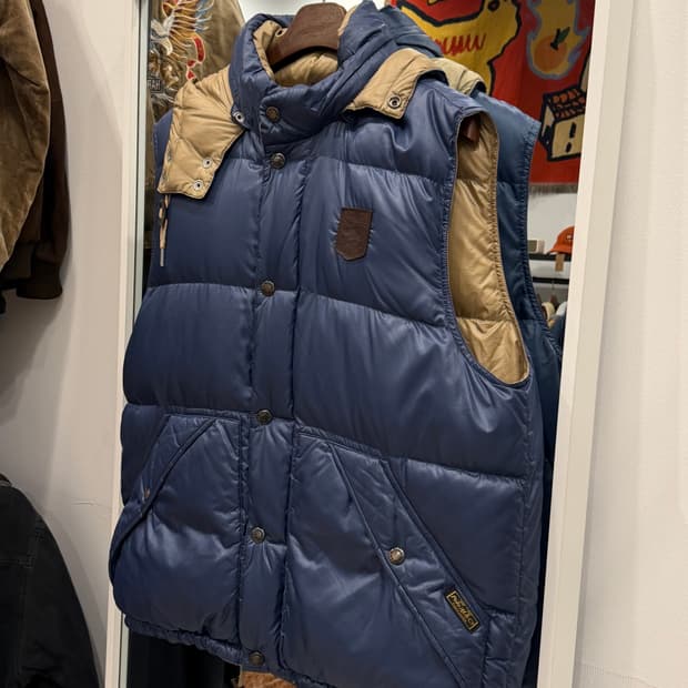 Polo ralph lauren 폴로 랄프로렌 레더 패치 푸퍼 베스트