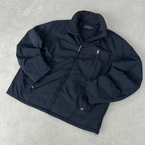 폴로 네이비 기모 자켓 