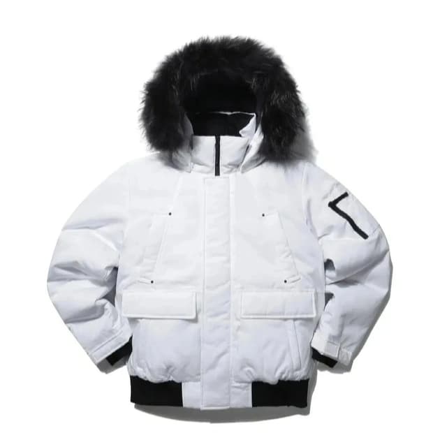 (새제품) K2 야상 숏패딩 다운 공용 화이트100