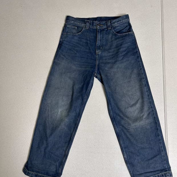 칼하트 브랜든 팬츠 스미스 블루 원 유즈드 워시 S