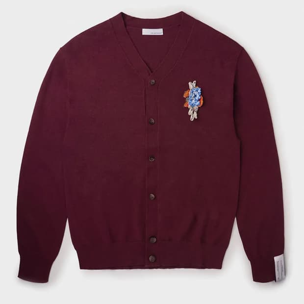 준태킴 아티셔널 엠보더리 가디건