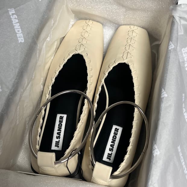 질샌더 발레리나 플랫 38 1/2