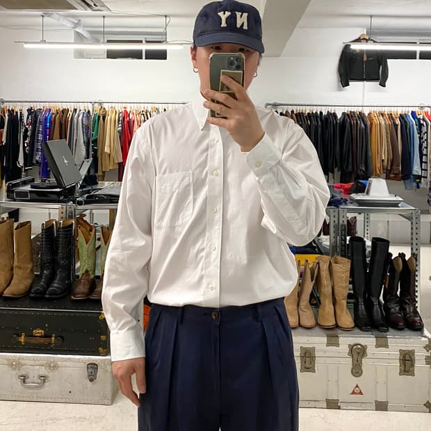 BROOKS BROTHERS white shirt 화이트 셔츠