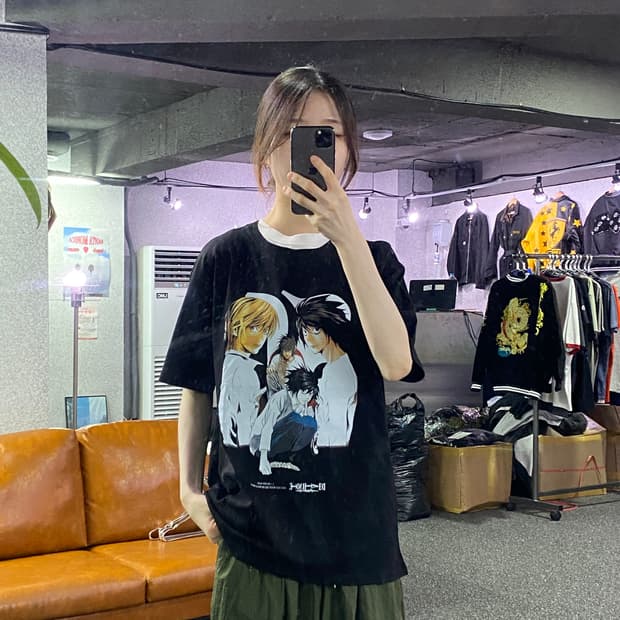 데쓰노트 애니메이션 반팔티 B2151