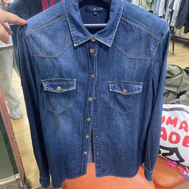 7 FOR ALL MANKIND 웨스턴 청셔츠