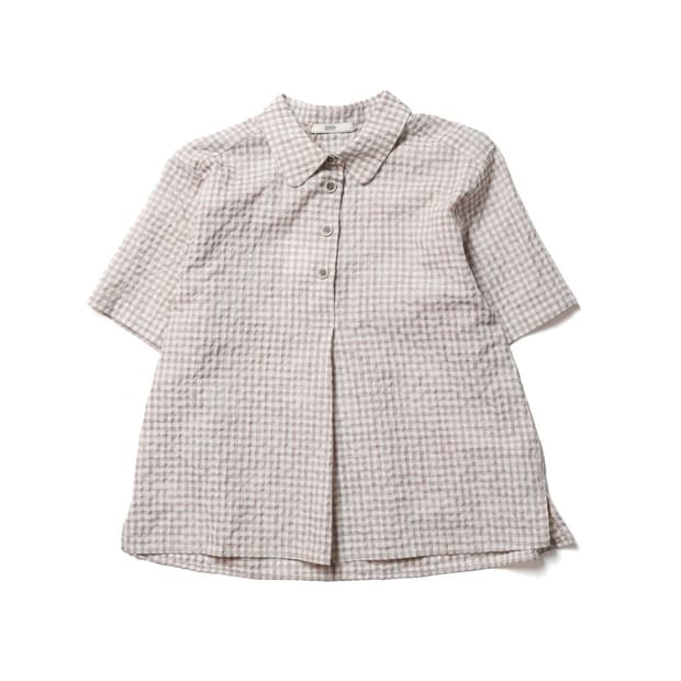 프라다 Prada Check Blouse
