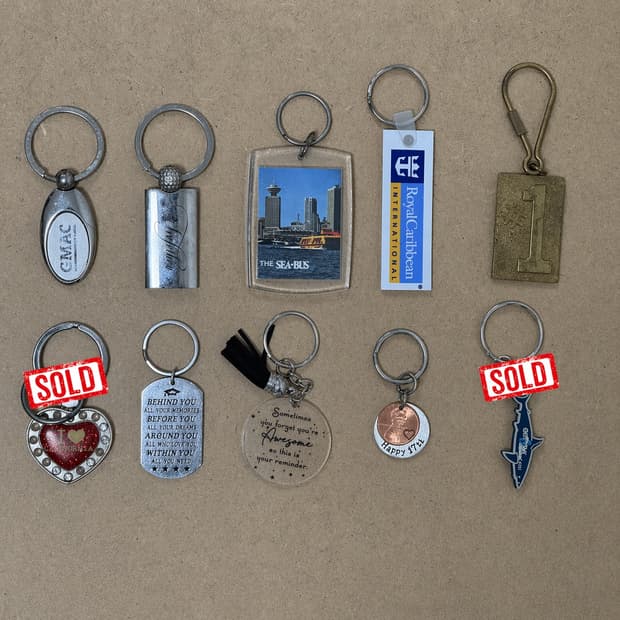 미국 빈티지 키링