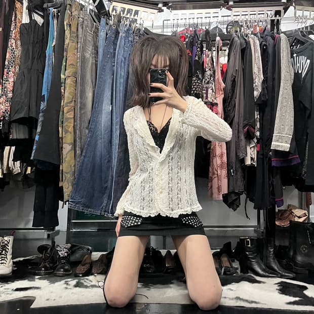 페어리 시스루 자켓